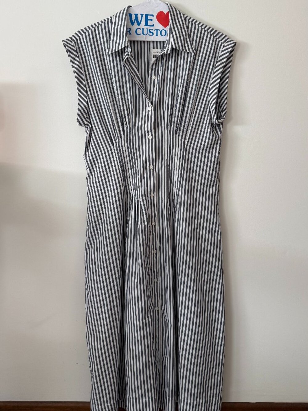 Abercrombie & Fitch Short-Sleeve Midi Shirt Dress - Picture 2 of 4